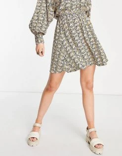 Y.A.S Petite Co-ord Mini Skirt With Pleating In Floral Print For Women -Women's Y.A.S Sales Shop unnamed file 2086