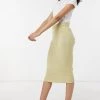Y.A.S. Knitted Co-ord Midi Skirt In Beige For Women Hemp -Women's Y.A.S Sales Shop unnamed file 2108