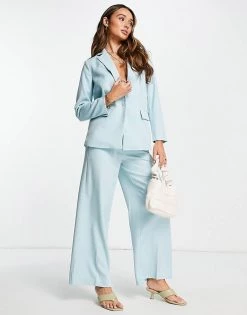 Y.A.S Tailored Blazer Co-ord In Pale Blue For Women 10 Y.A.S Tailored Blazer Co-ord In Pale Blue For Women -Women's Y.A.S Sales Shop unnamed file 2136