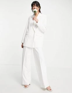 Y.A.S Exclusive Bridal Tailored Blazer Co-ord In White For Women 10 Y.A.S Exclusive Bridal Tailored Blazer Co-ord In White For Women -Women's Y.A.S Sales Shop unnamed file 2164