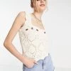 Y.A.S Strawberry Embroidered Crochet Top In Cream For Women 2 Y.A.S Strawberry Embroidered Crochet Top In Cream For Women -Women's Y.A.S Sales Shop unnamed file 2260