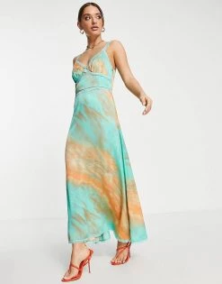 Y.A.S Exclusive Maxi Cami Dress In Cloudy Blue And Orange Tie Dye For Women Multi 10 Y.A.S Exclusive Maxi Cami Dress In Cloudy Blue And Orange Tie Dye For Women Multi -Women's Y.A.S Sales Shop unnamed file 228