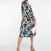 Y.A.S Exclusive Midi Dress With Exaggerated Collar In Bold Floral Mixed Print For Women Multi 2 Y.A.S Exclusive Midi Dress With Exaggerated Collar In Bold Floral Mixed Print For Women Multi -Women's Y.A.S Sales Shop unnamed file 235
