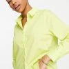 Y.A.S. Robbia Oversized Shirt In Bright Green For Women Lime Green -Women's Y.A.S Sales Shop unnamed file 2670