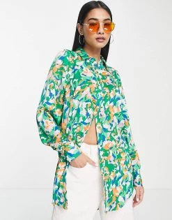 Y.A.S Co-ord Kimmie Long Shirt In Green For Women Jelly Bean 10 Y.A.S Co-ord Kimmie Long Shirt In Green For Women Jelly Bean -Women's Y.A.S Sales Shop unnamed file 2693