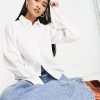 Y.A.S. Rosi Volume Sleeve Button Down Shirt In White For Women Eggnog -Women's Y.A.S Sales Shop unnamed file 2730