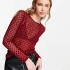 Y.A.S. Nessa Polka Dot Mesh Top In Red For Women Fiery Red 2 Y.A.S. Nessa Polka Dot Mesh Top In Red For Women Fiery Red -Women's Y.A.S Sales Shop unnamed file 2755