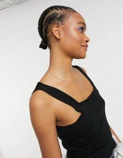 Y.A.S. Knitted Co-ord Crop Top In Black For Women -Women's Y.A.S Sales Shop unnamed file 2818