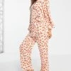 Y.A.S Exclusive Kimono Shirt And Trouser Pyjama Set In Cherry Print For Women -Women's Y.A.S Sales Shop unnamed file 2865