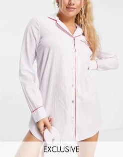 Y.A.S Exclusive Cotton Night Shirt With Matching Eye Mask In Lilac For Women -Women's Y.A.S Sales Shop unnamed file 2874