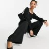Y.A.S Long Sleeve Jumpsuit With Square Neck In Black For Women -Women's Y.A.S Sales Shop unnamed file 30