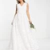 Y.A.S Bridal Embellished Wedding Dress With Full Skirt In White For Women Star White -Women's Y.A.S Sales Shop unnamed file 335