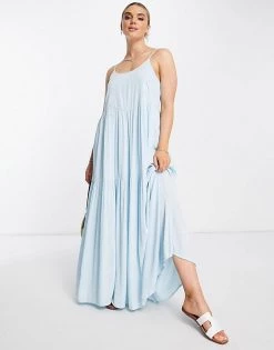 Y.A.S Sleeveless Maxi Dress In Blue For Women