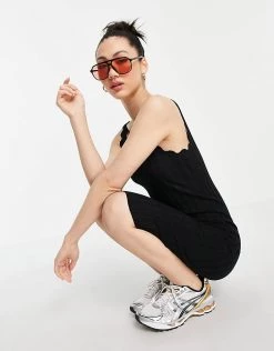 Y.A.S Scallop Straps Knitted Bodycon Dress In Black For Women 10 Y.A.S Scallop Straps Knitted Bodycon Dress In Black For Women -Women's Y.A.S Sales Shop unnamed file 728