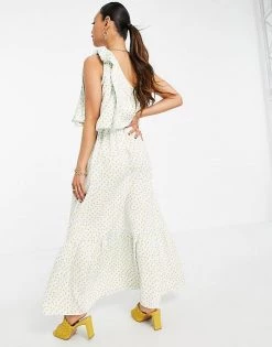 Y.A.S One Shoulder Maxi Dress In Multi Print For Women Vista Aop -Women's Y.A.S Sales Shop unnamed file 752