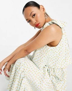 Y.A.S One Shoulder Maxi Dress In Multi Print For Women Vista Aop -Women's Y.A.S Sales Shop unnamed file 753