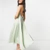 Y.A.S Bridesmaid Maxi Dress With Plunge Cross Front In Green For Women Seafoam Blue 2 Y.A.S Bridesmaid Maxi Dress With Plunge Cross Front In Green For Women Seafoam Blue -Women's Y.A.S Sales Shop unnamed file 890