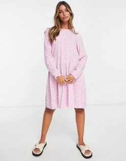 Y.A.S Hunter Ditsy Mini Dress In Lavender For Women Pastel Lavender